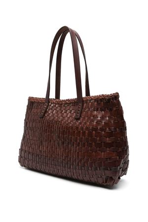 Salvage Irregular Burnt Brown Tote Bag DRAGON DIFFUSION | 8171BRUCIATO